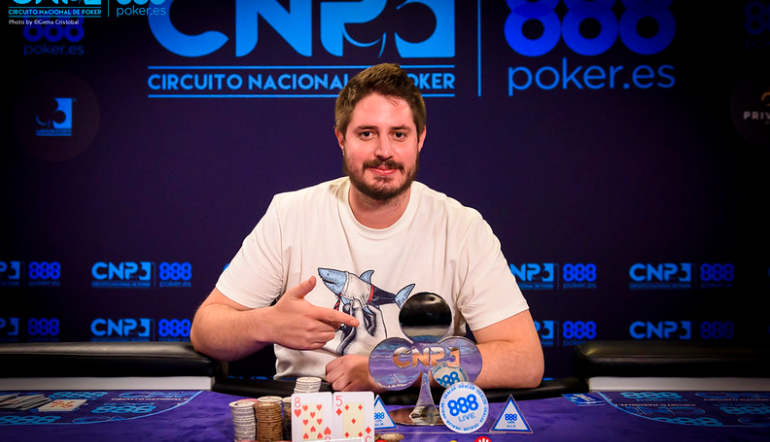 Carlos Saez ganador del CNP 888 Madrid 2021 Evento Principal