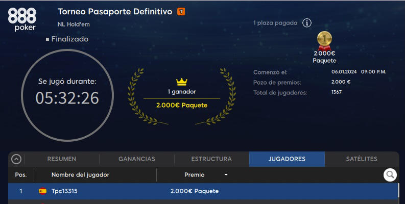 Torneo Pasaporte Definitivo