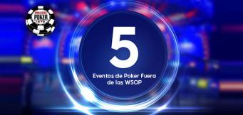 Cinco eventos de poker fuera de las WSOP